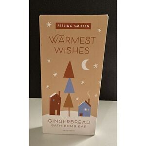 Feeling Smitten Warmest Wishes Gingerbread Bath Bomb Bar NWB